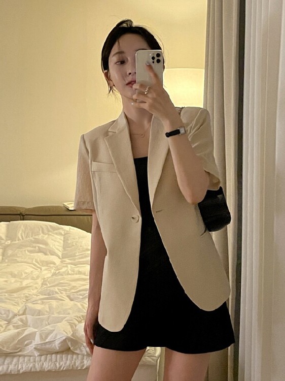 Kadın Kısa Kollu Takım Elbise  - Korean Daily Lifestyle incelemesi ve fiyatı